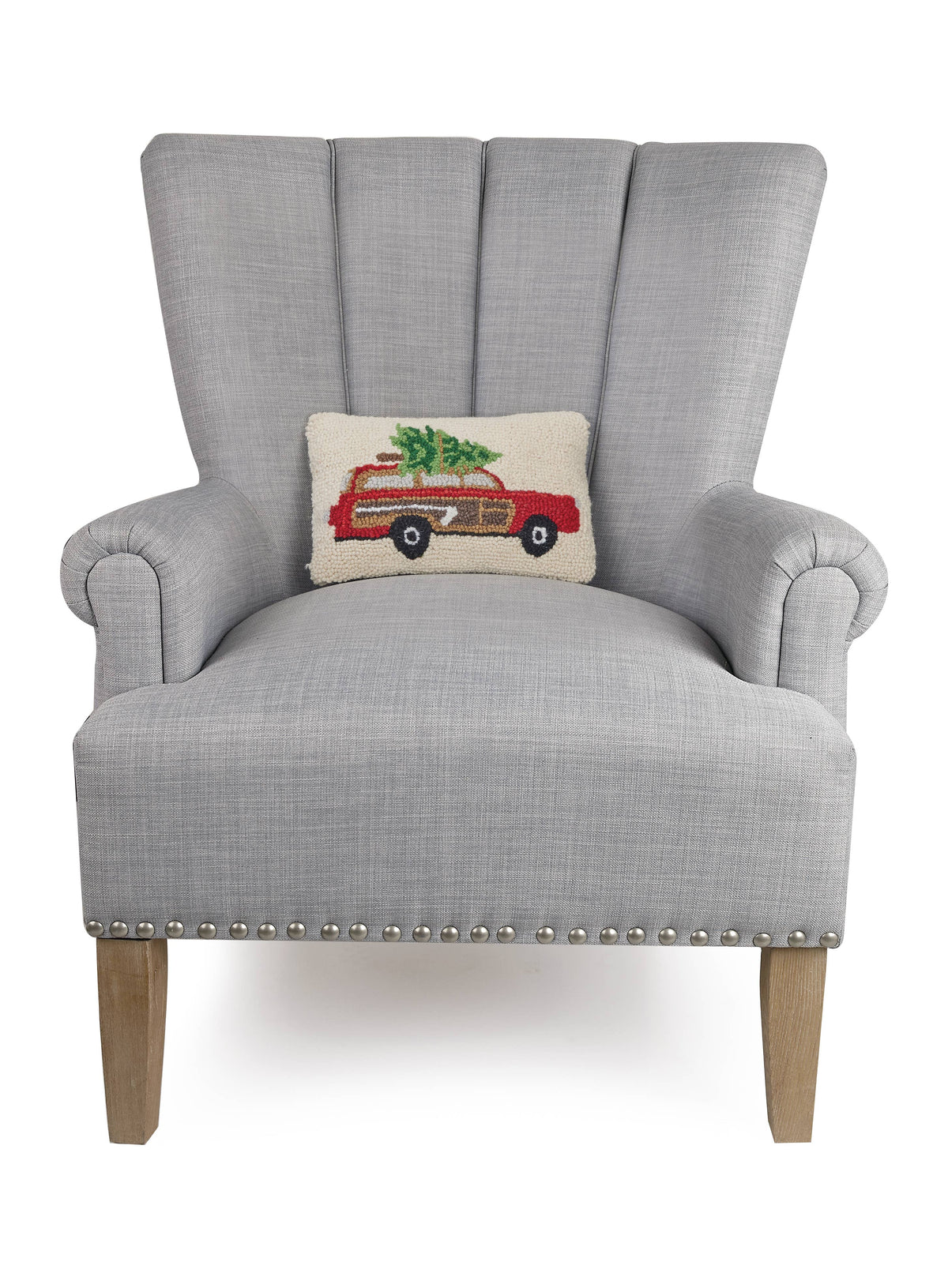Peking Handicraft - Station Wagon Christmas Tree Hook Pillow