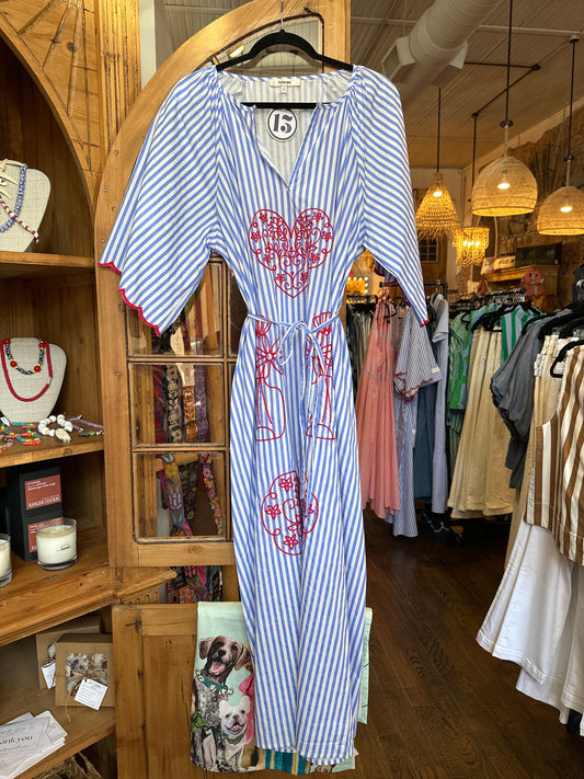 Hearts for days maxi dress