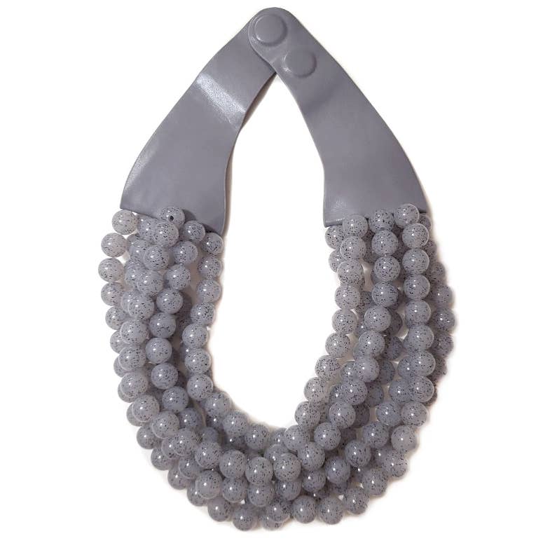 *BEST* NEW CHUNKY BEADED LAYERED MAGNETIC NECKLACE