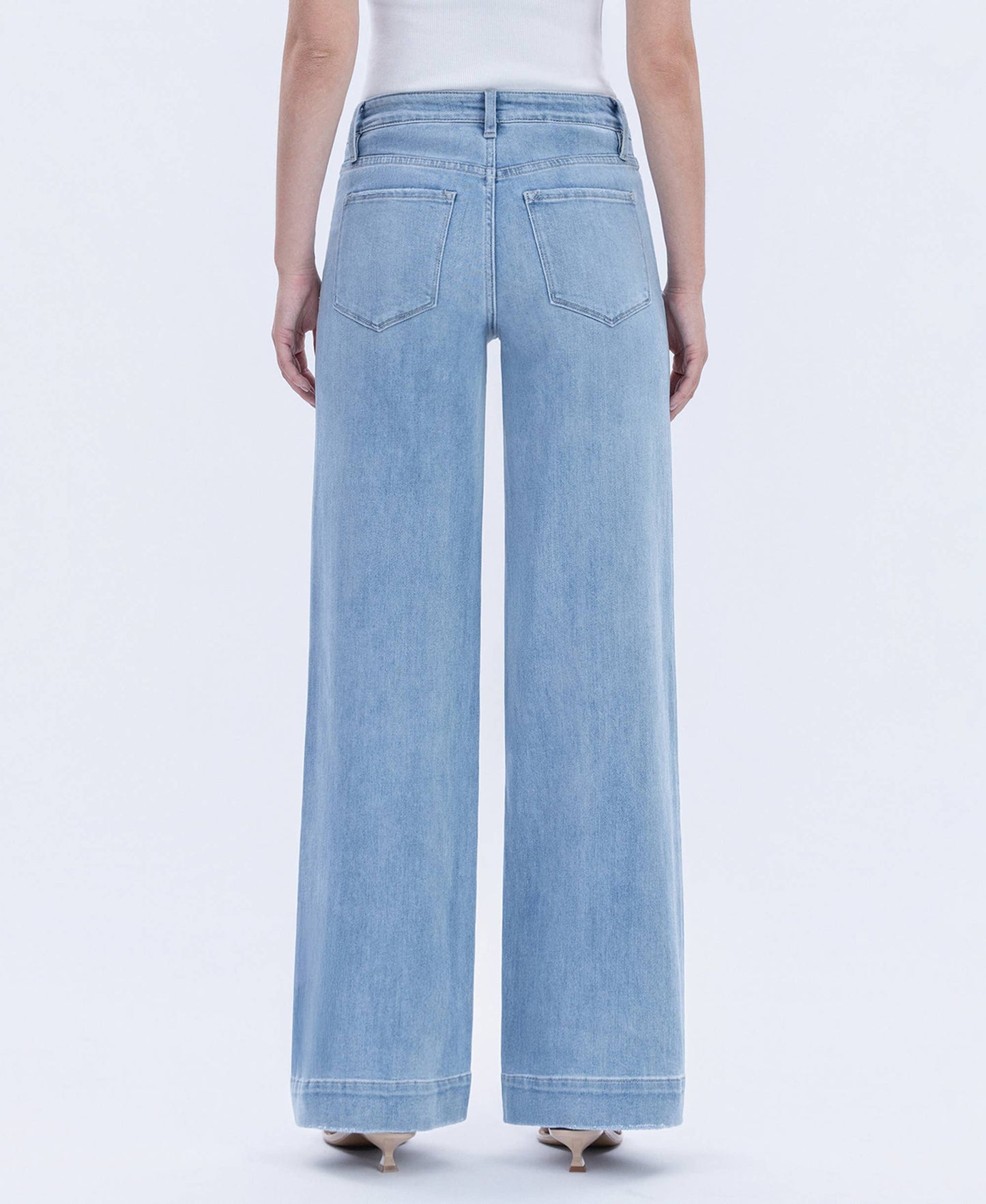 FLYING MONKEY - HIGH RISE WIDE TROUSER JEANS
