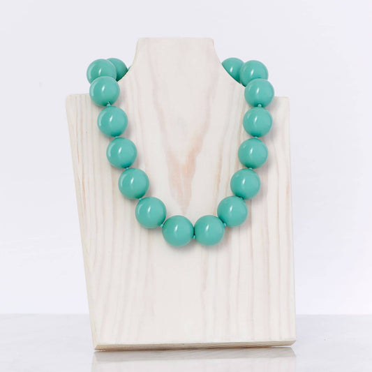 Hot Girls Pearls-Freezable Cooling Jewelry - Turquoise Necklace
