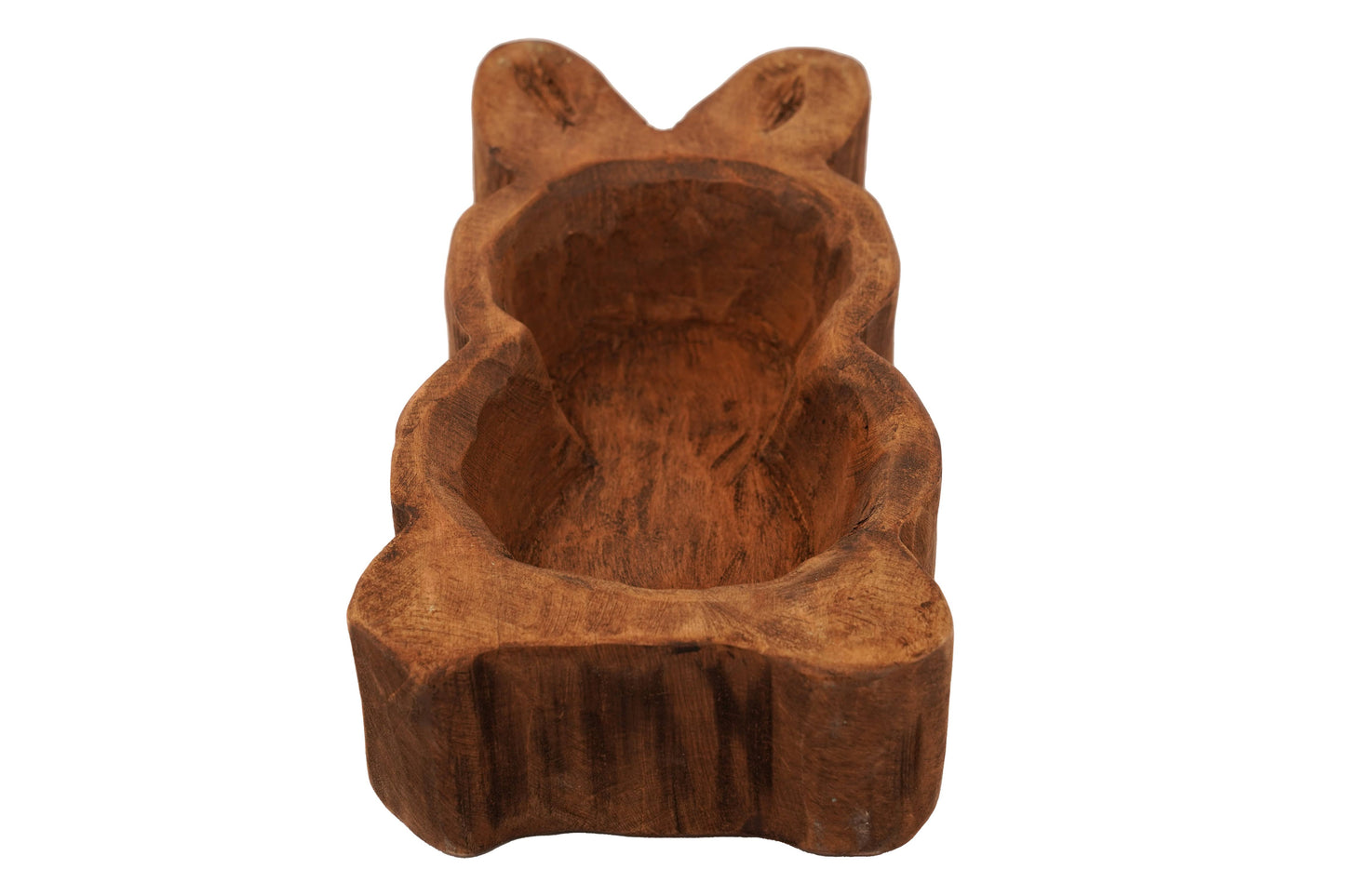 Wooden Bunny Bowl