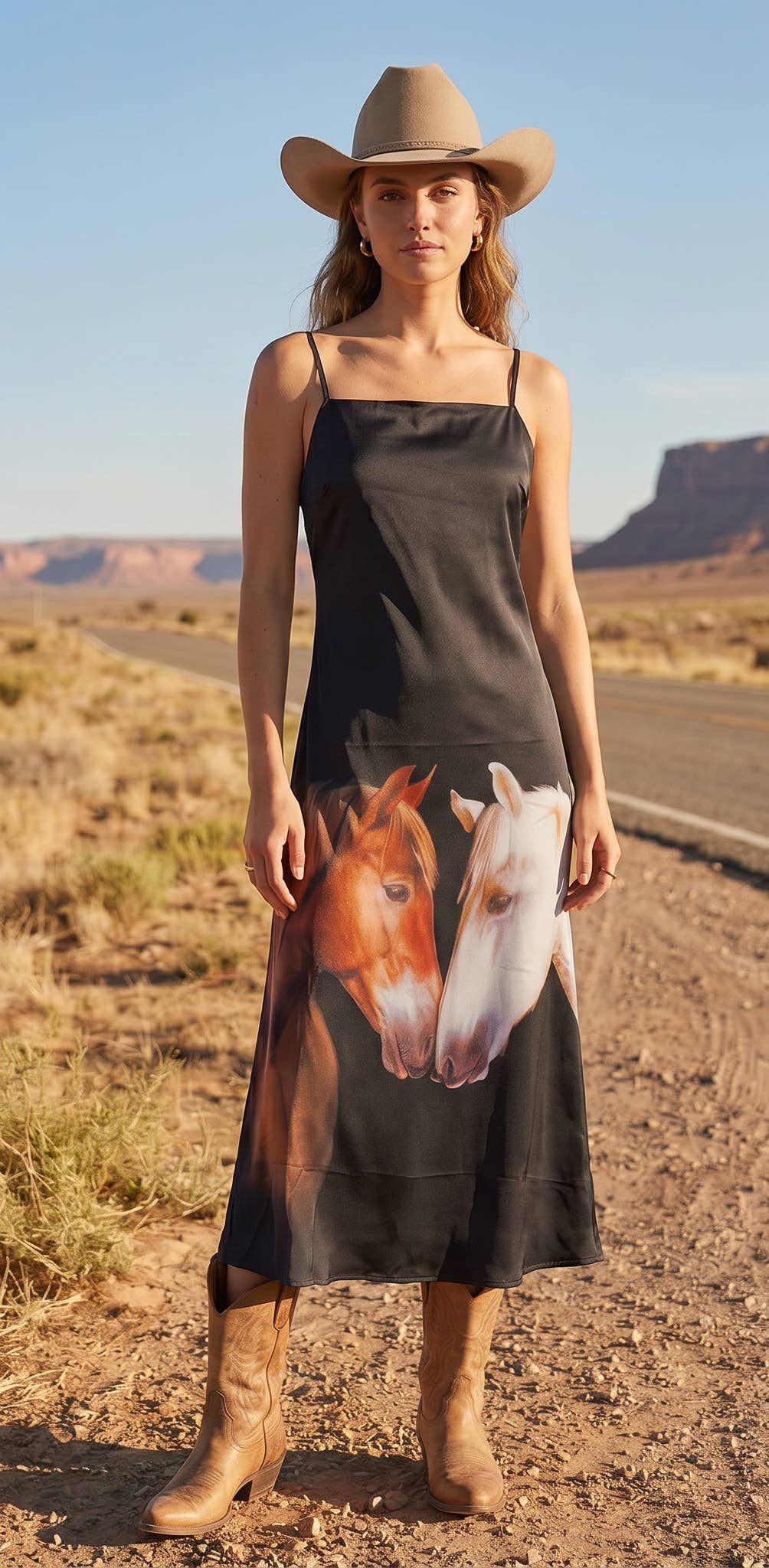 W.A.Y. --Wonderful And Young - W.A.Y SILKY POLY LONG HORSE DRESS