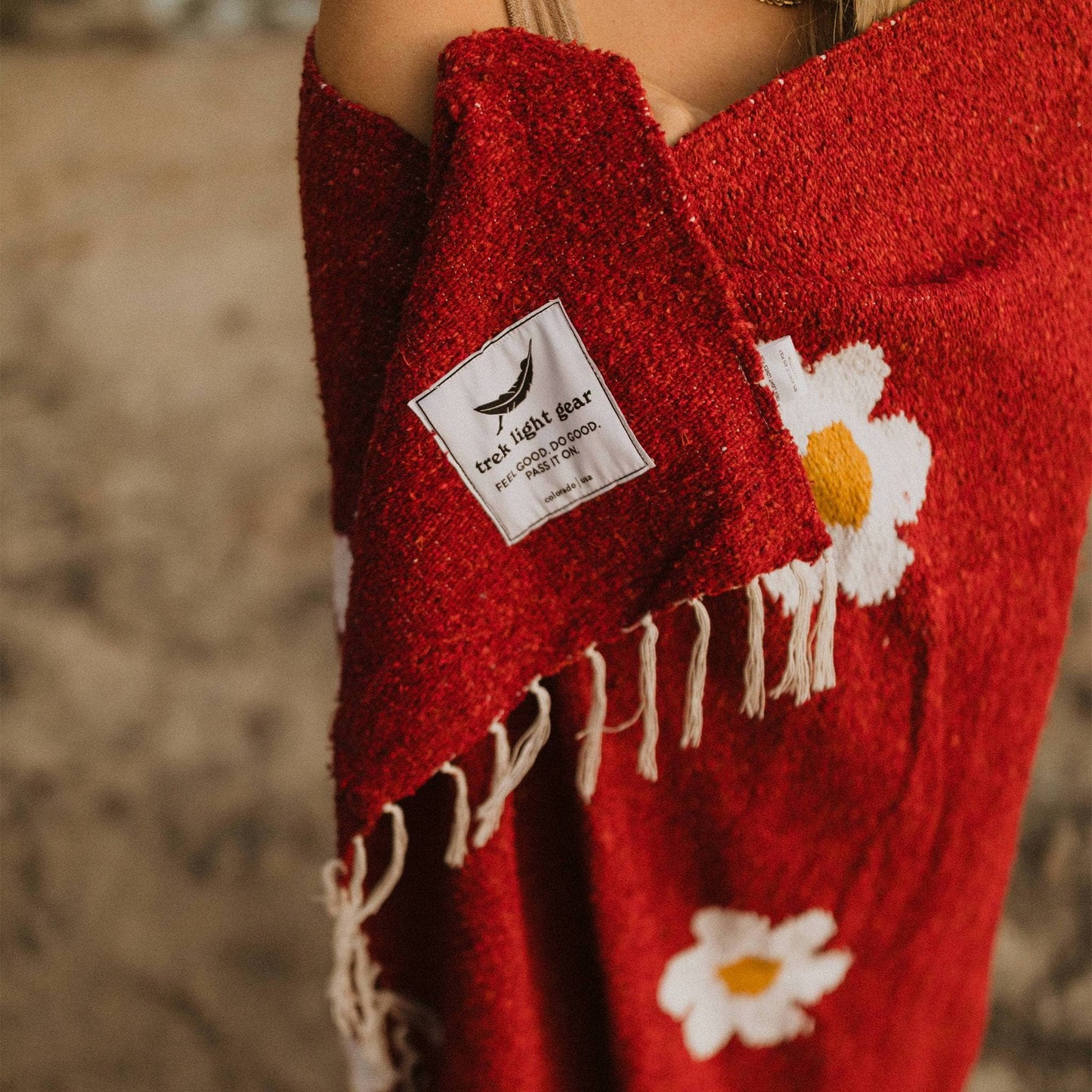 Trek Light - Handwoven Throw Blanket | Lazy Daisy