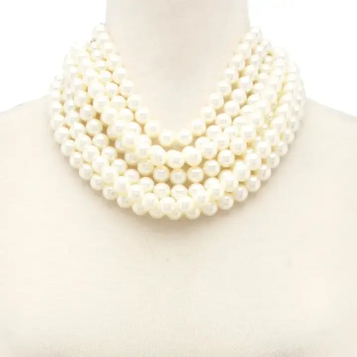 *BEST* NEW CHUNKY BEADED LAYERED MAGNETIC NECKLACE