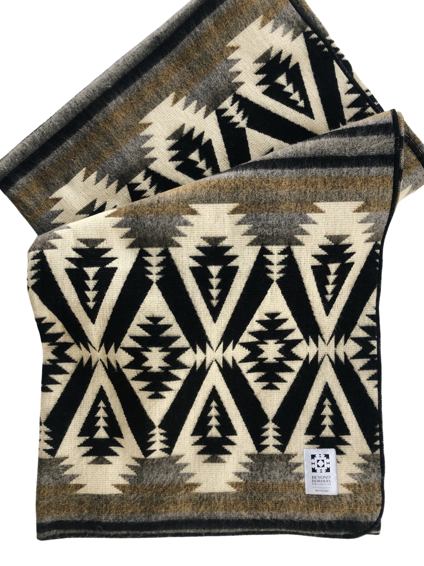 Beyond Borders Collective | Quichua Blanket - Onyx Black