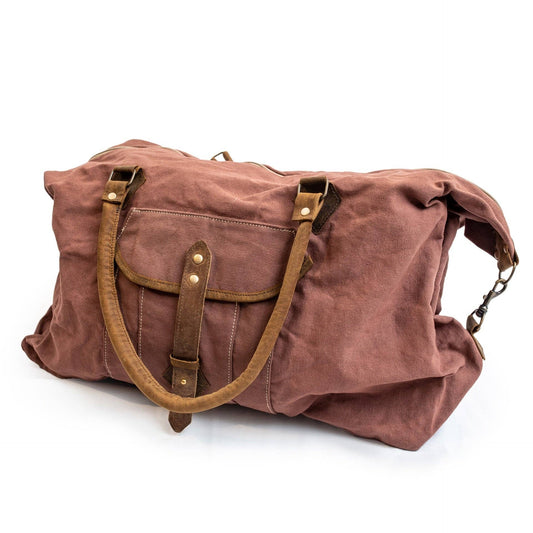 Sugarboo & Co - Antique Rust Canvas Duffle Bag