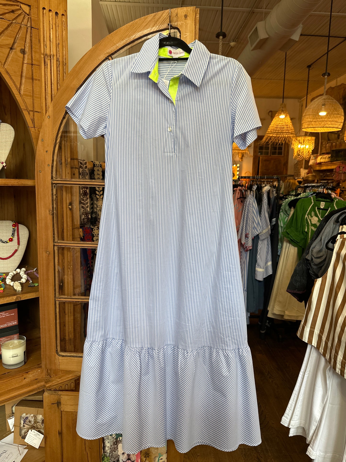 Caryn Lawn Maddie Dress Wedgewood