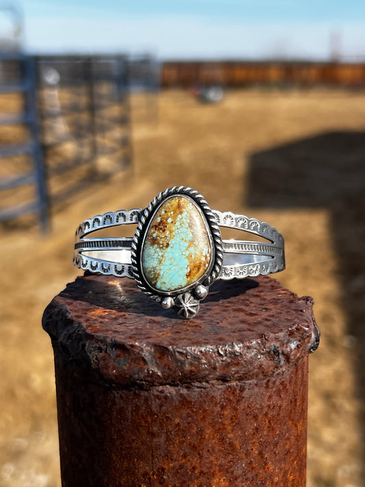 Cactus Rose Studios #8 Turquoise Cuff