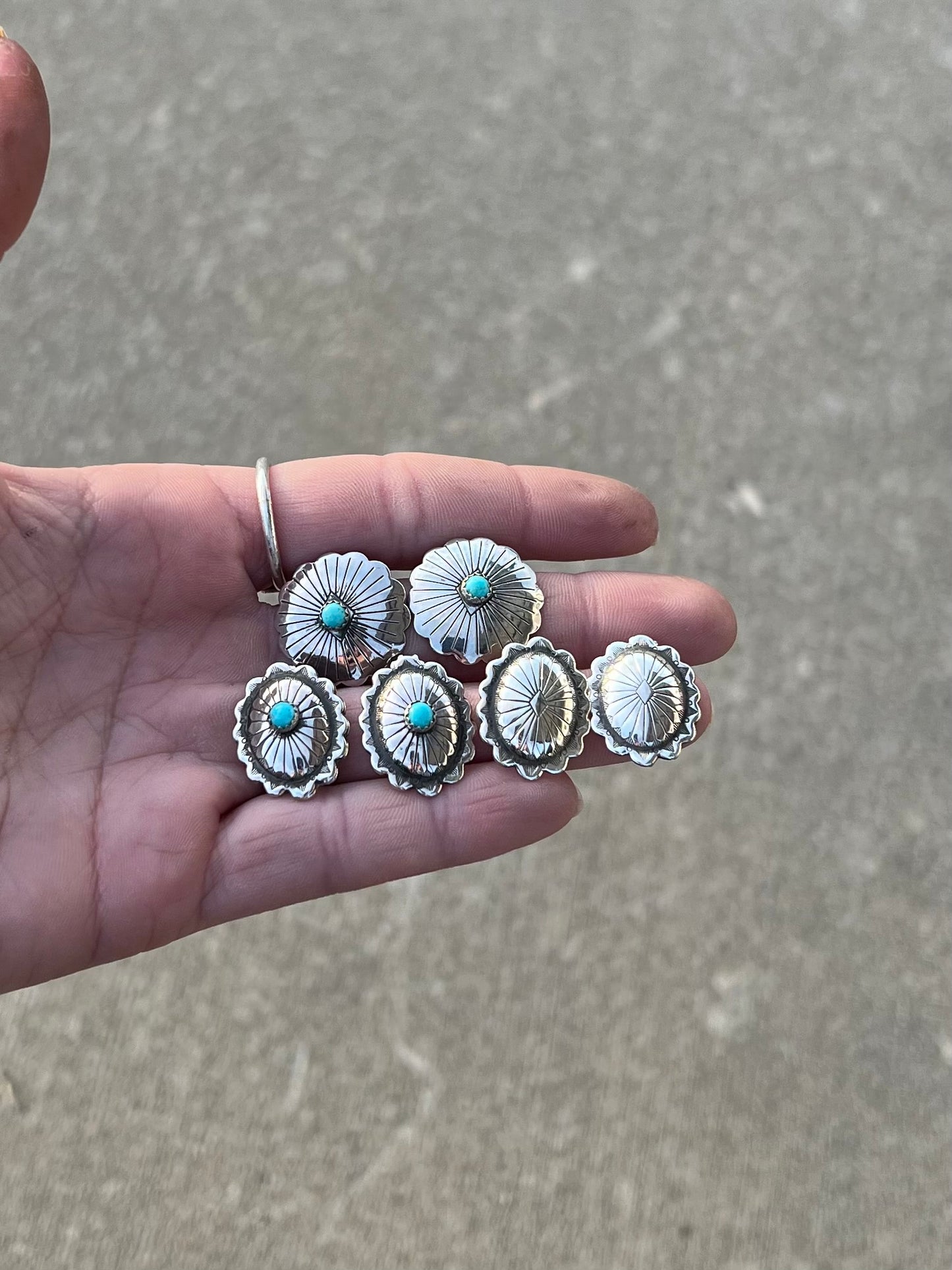 The “Jamie” Concho Earrings