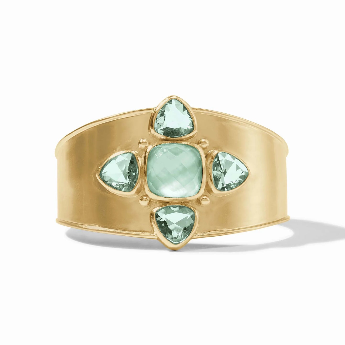 Julie Vos Aquitaine Cuff- Iridescent Aquamarine Blue