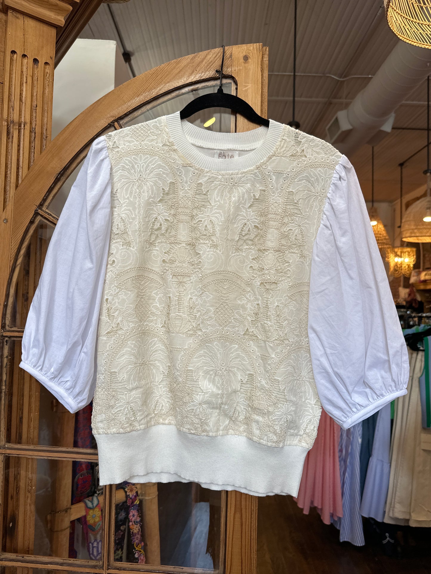 Fate Lacy Palms Top
