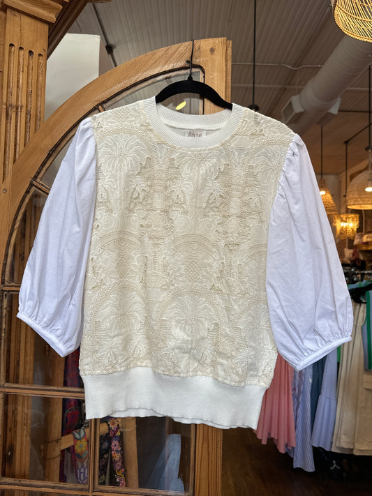 Fate Lacy Palms Top