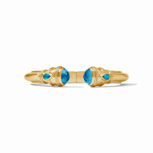 Julie Vos Cannes Demi Cuff- Iridescent London Blue