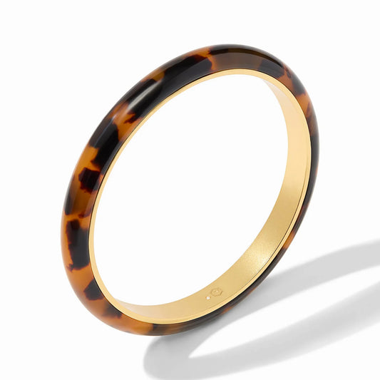Julie Vos Madison Statement Bangle- Tortise