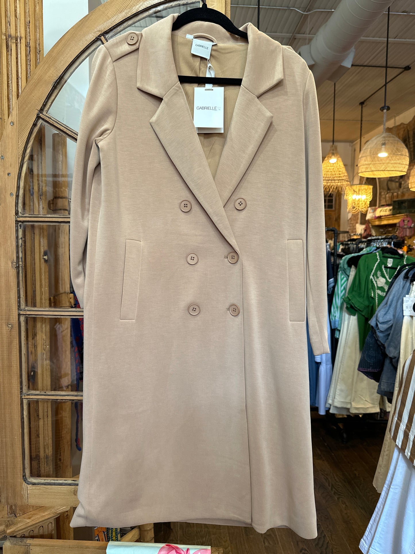 Georgia Knitted Coat- Camel