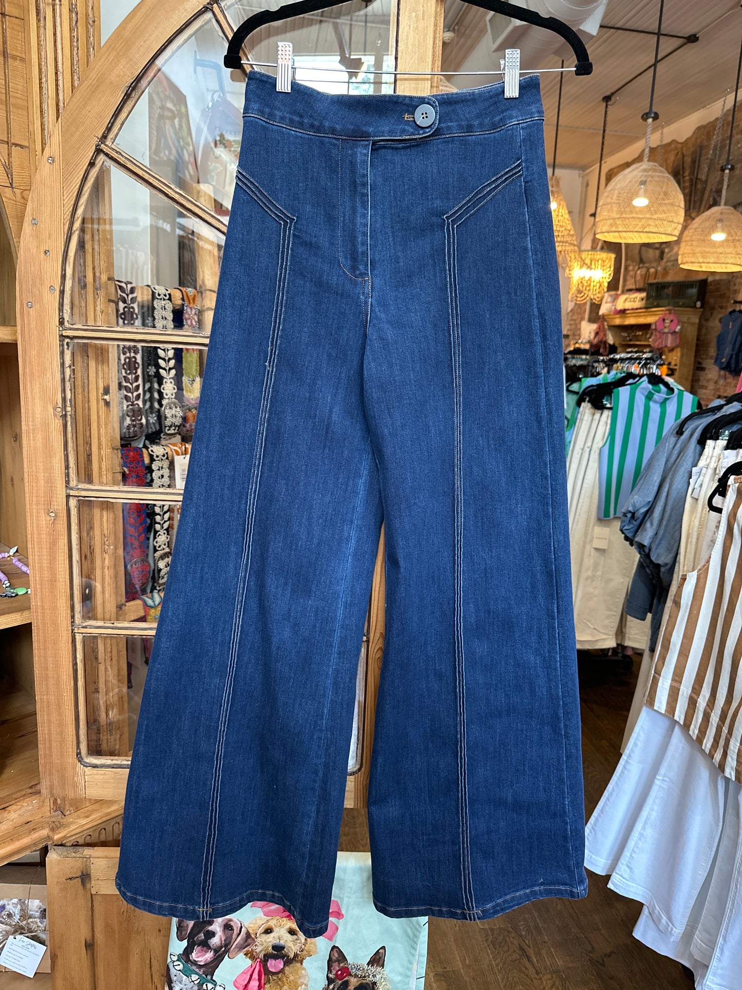 Fate High waisted wide leg jean