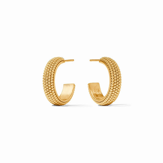 Julie Vos Beaded Eternity Hoop- Cabochon