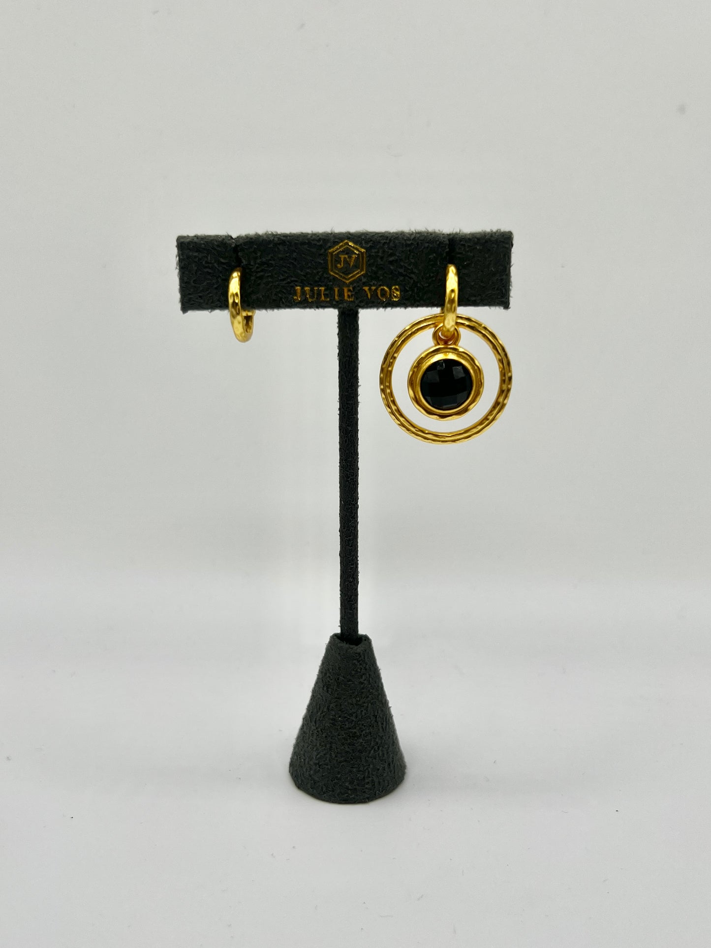 Julie Vos Astor 6-in-1 Charm Earring- Obsidian Black