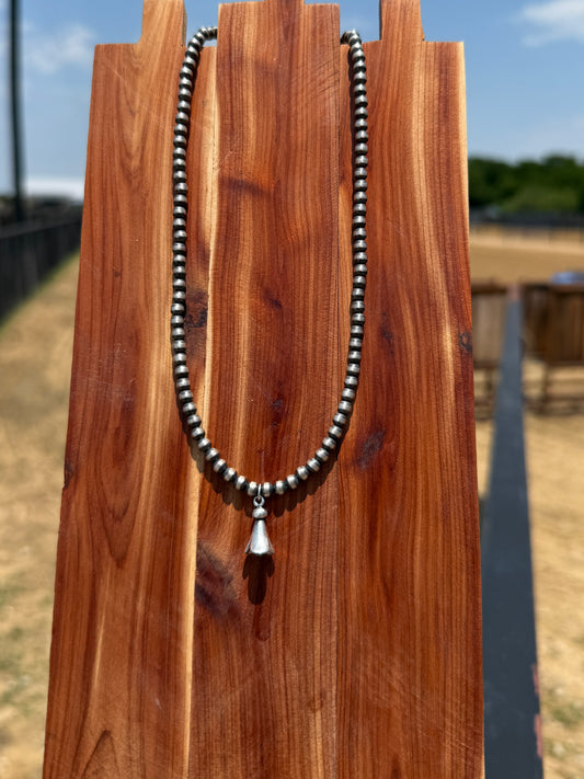 Navajo Pearl Blossom Necklace RTS