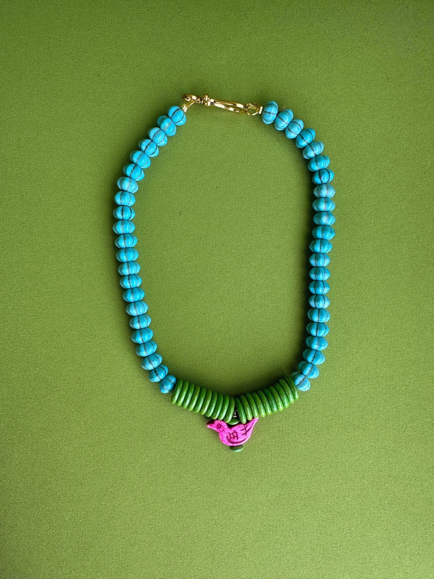 Tickled Pink Bird Necklace
