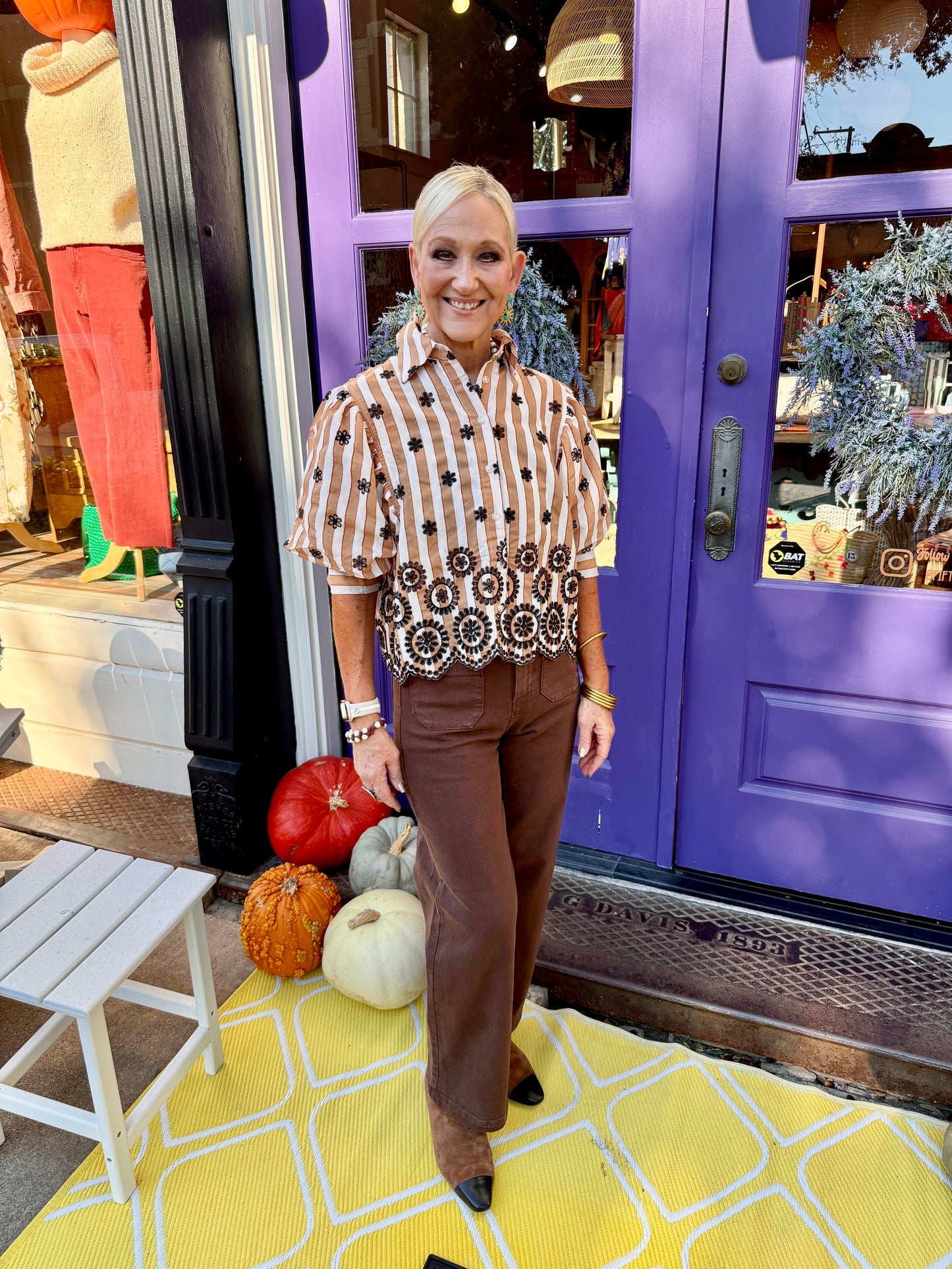 Sassy Scallop Blouse