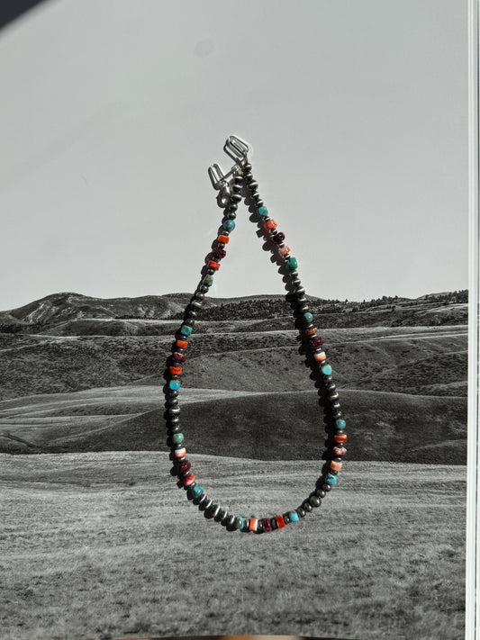 Canyon Whispers Sterling Pearl Necklace