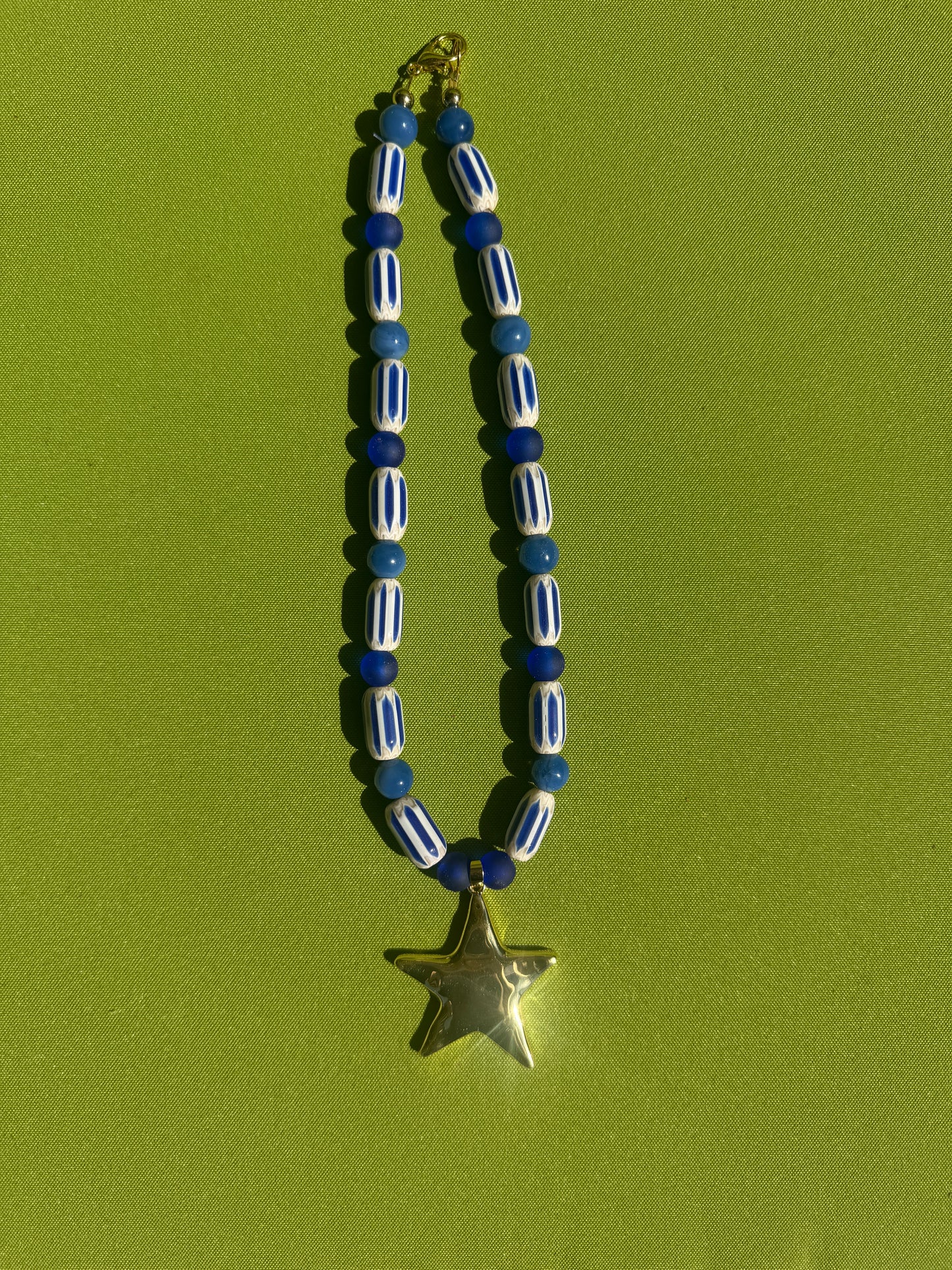 Dallas Cowboys gold star necklace