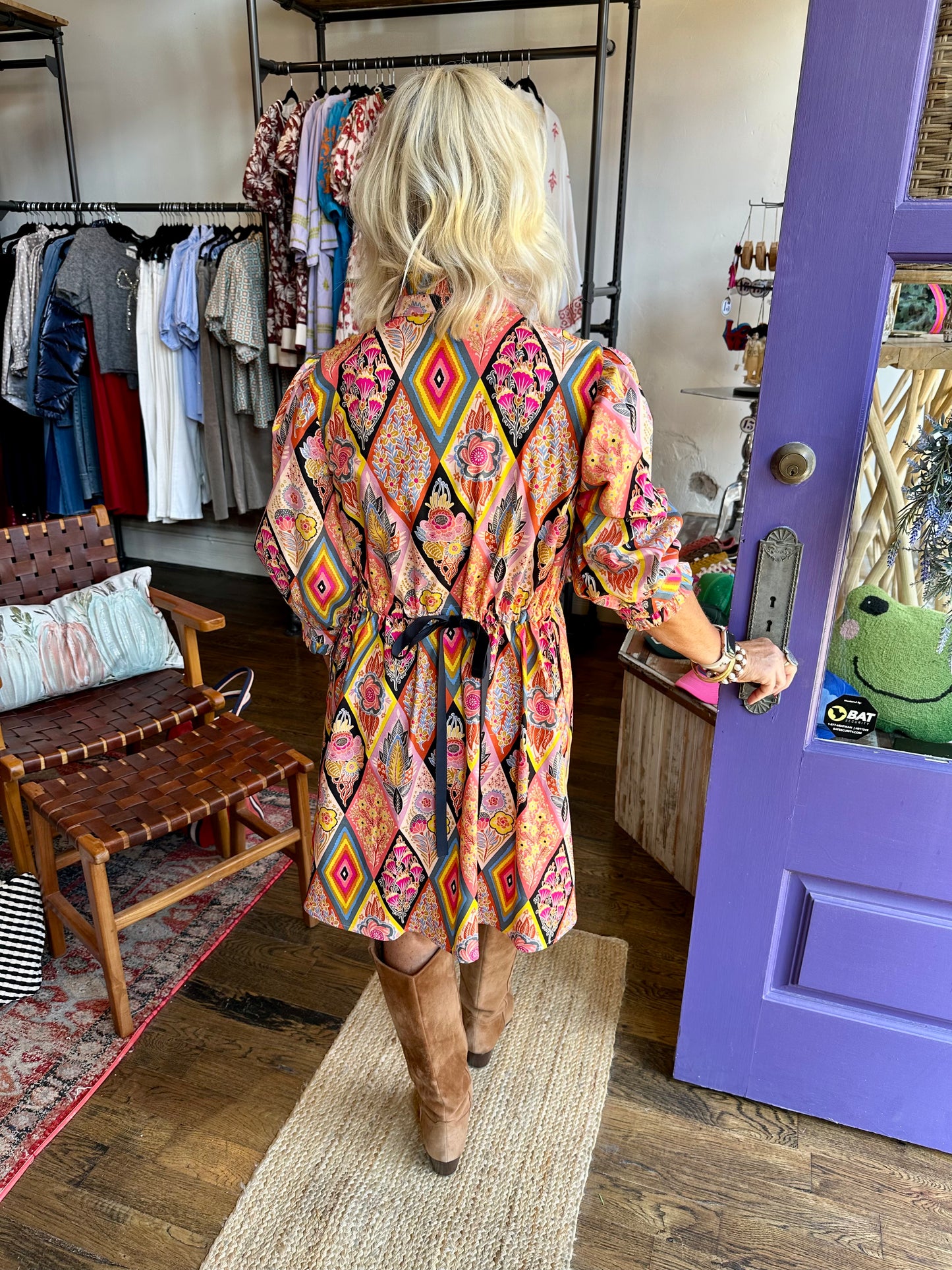 Uncle frank Back Tie Dress