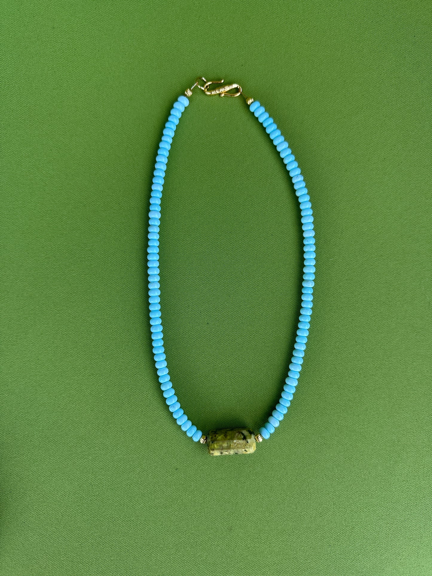 Turquoise and Green necklace