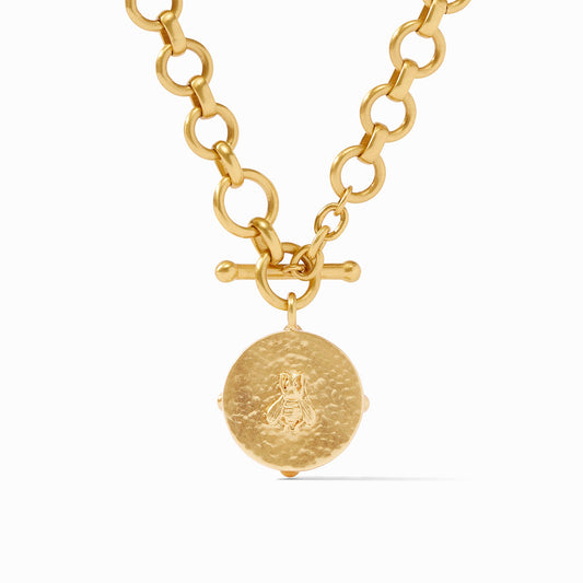 Julie Vos Honeybee Demi Necklace- Iridescent Bahamian Blue