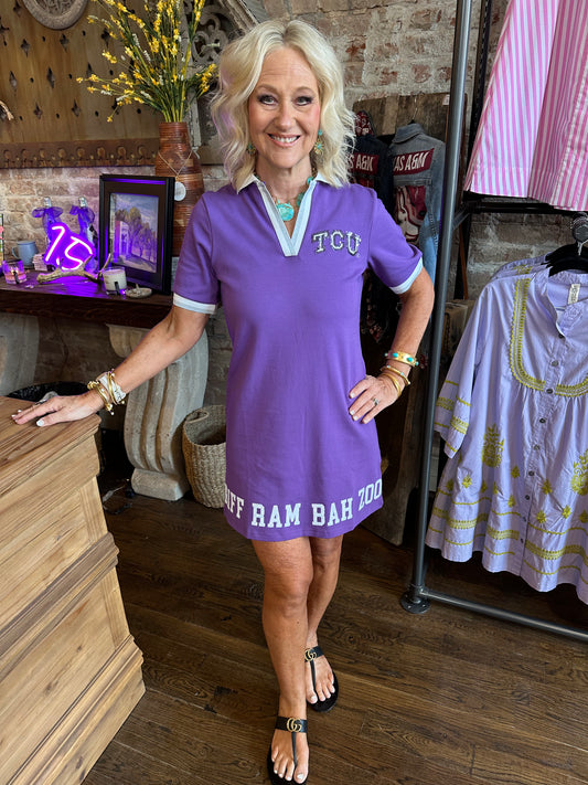 Brianna Cannon - TCU BC Club Dress with SuperFrog