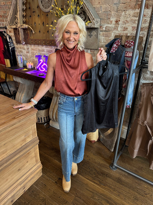 After Work Blouse- Black