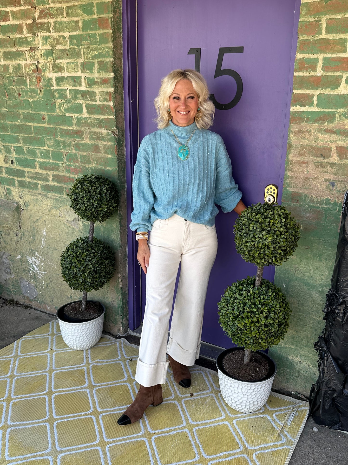 Baby Blue Sweater