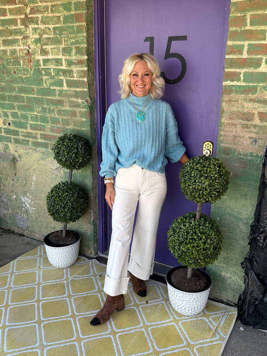 Baby Blue Sweater