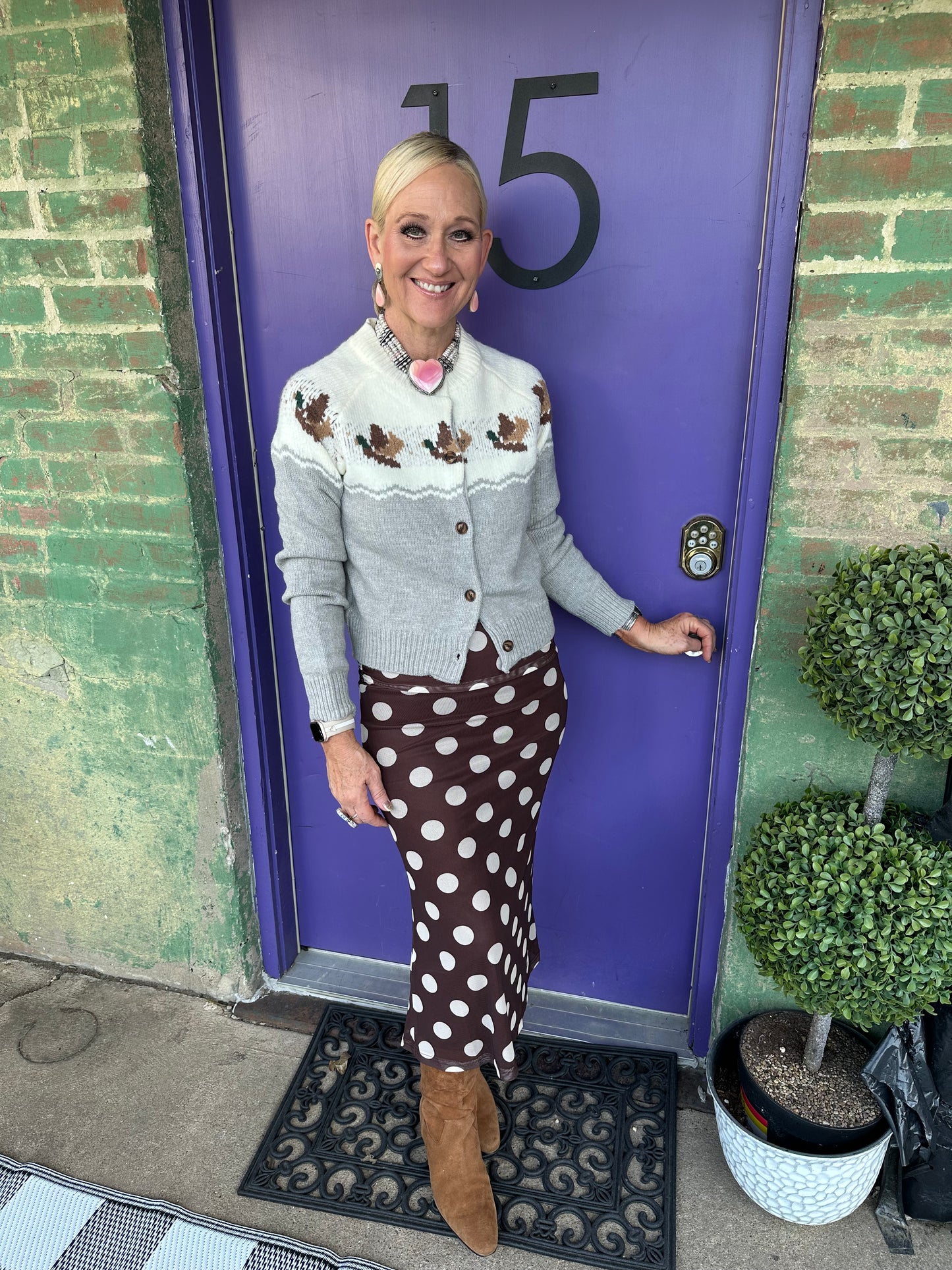 Flying Ducks cardigan