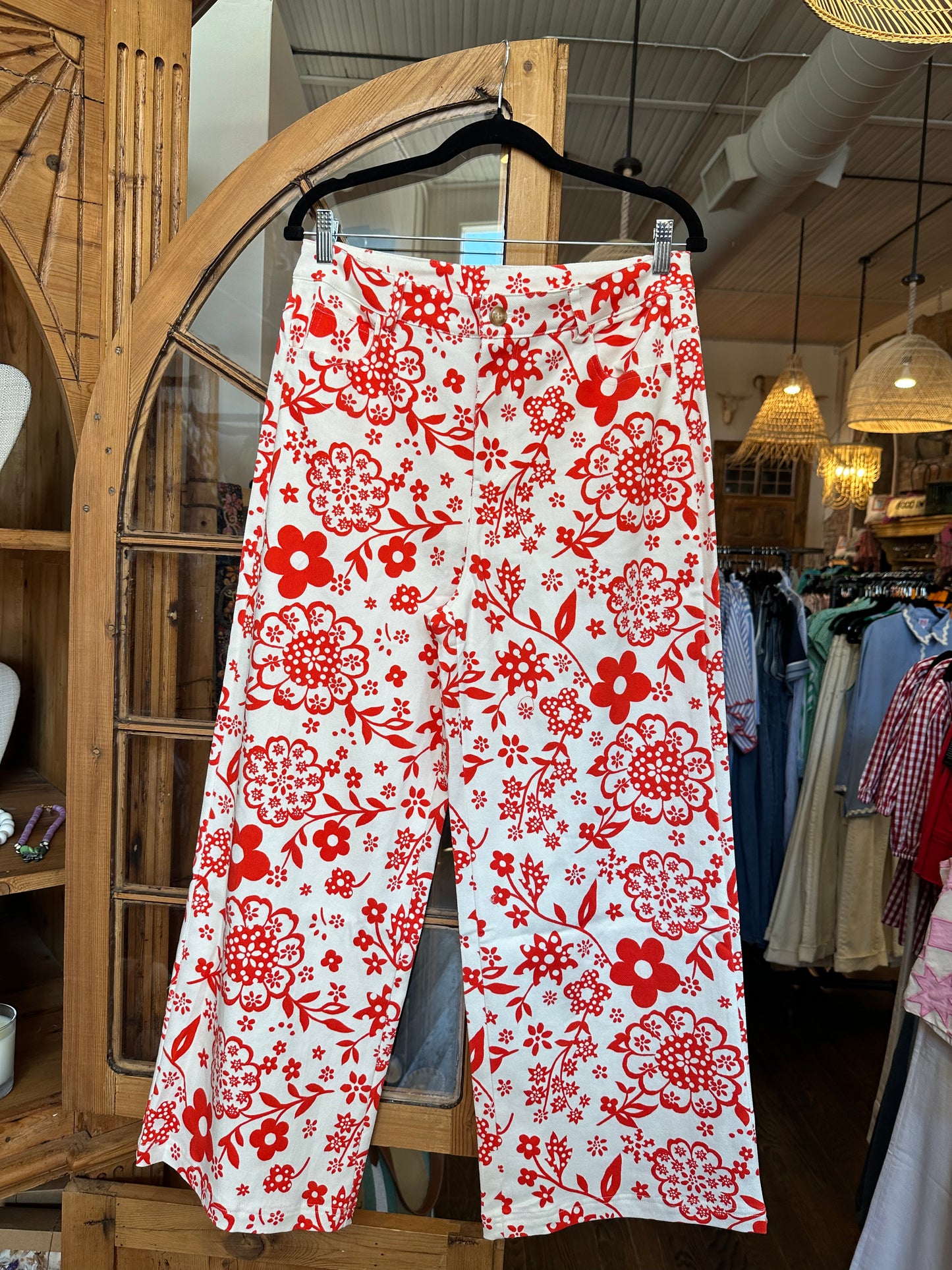 Red vines pants