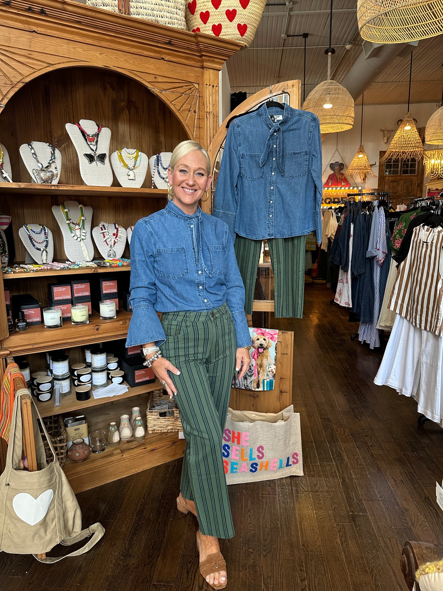 Jolene Denim Top
