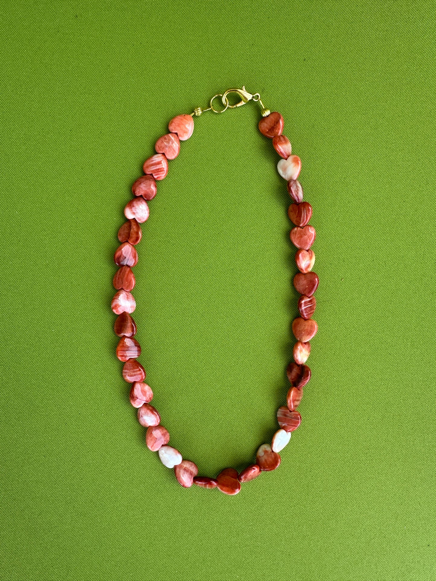Spiny Oyster Heart Necklace