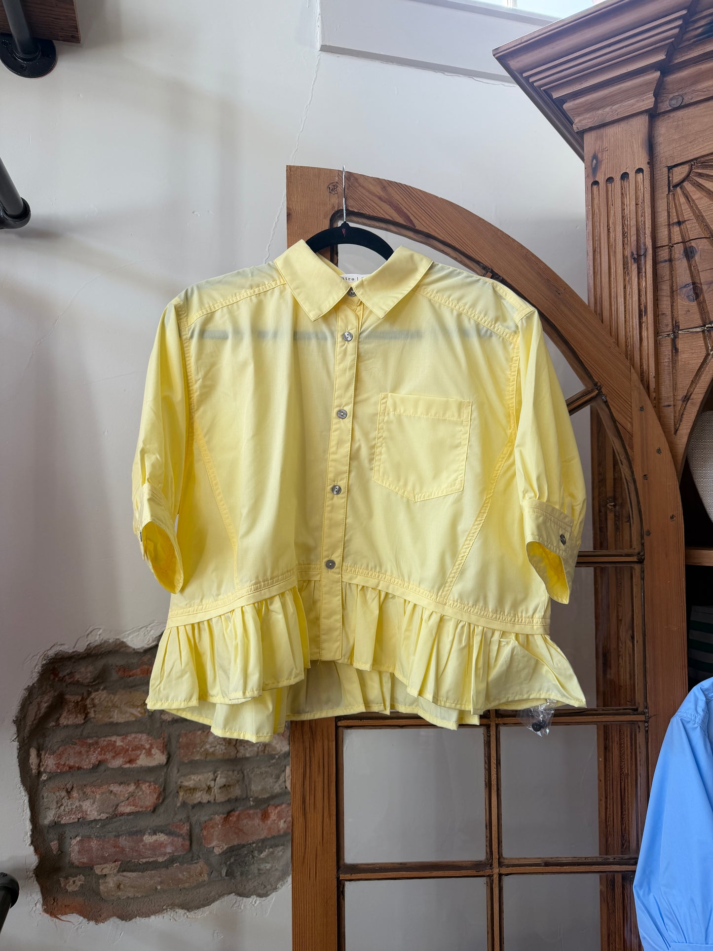 Pastel Swing Blouse- Yellow