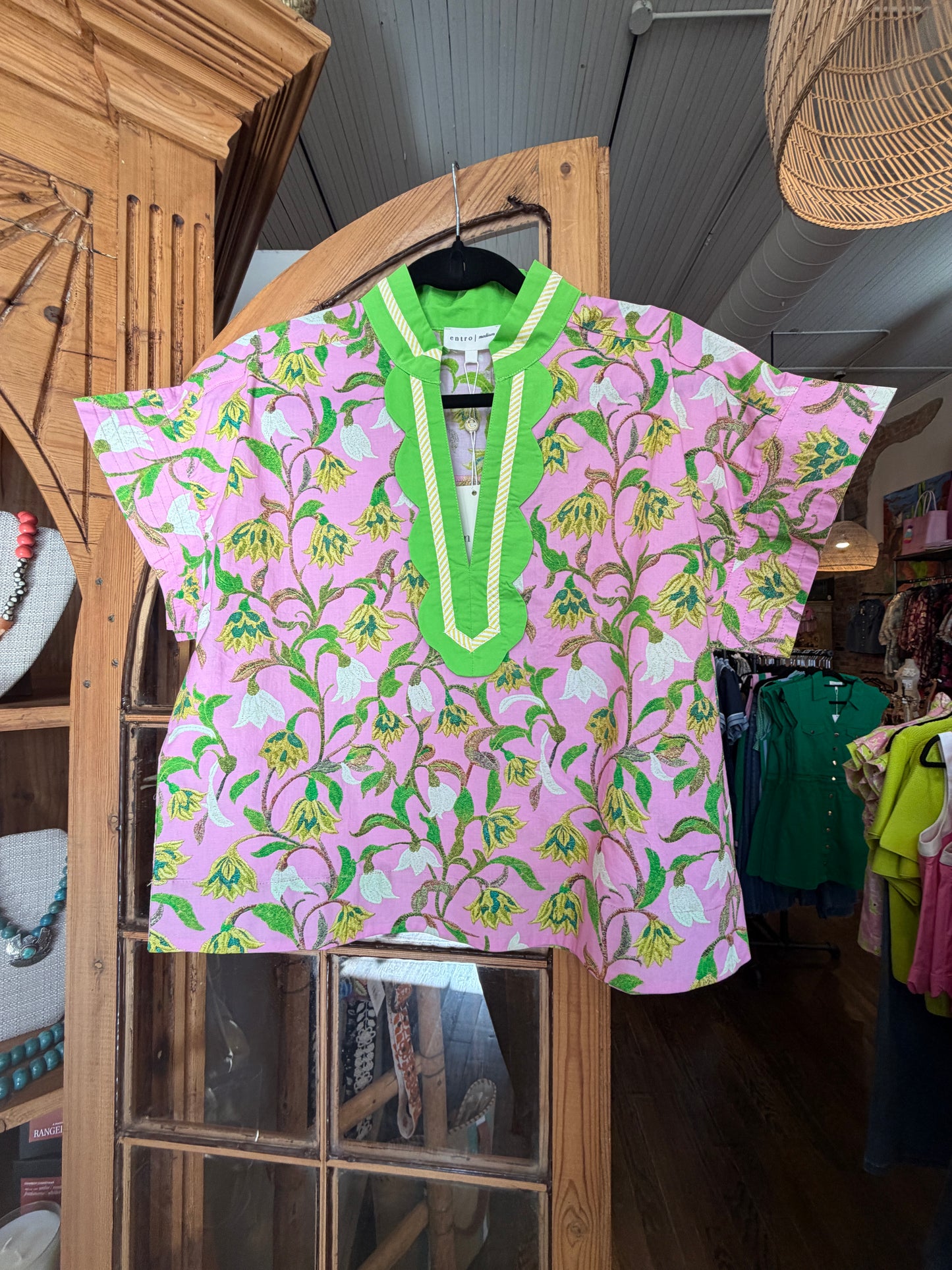 Pink Blooms top