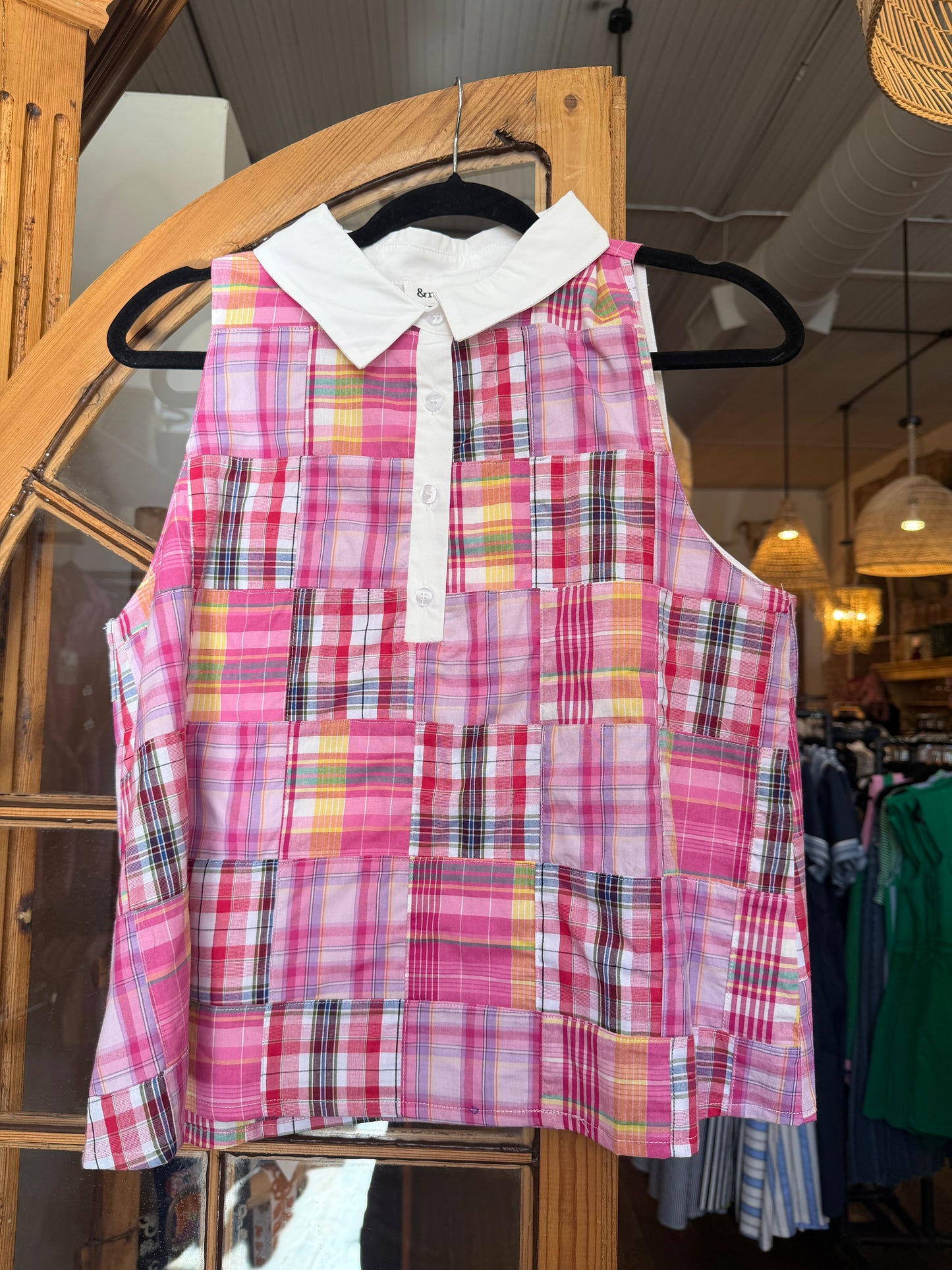 Carolina Plaid Top