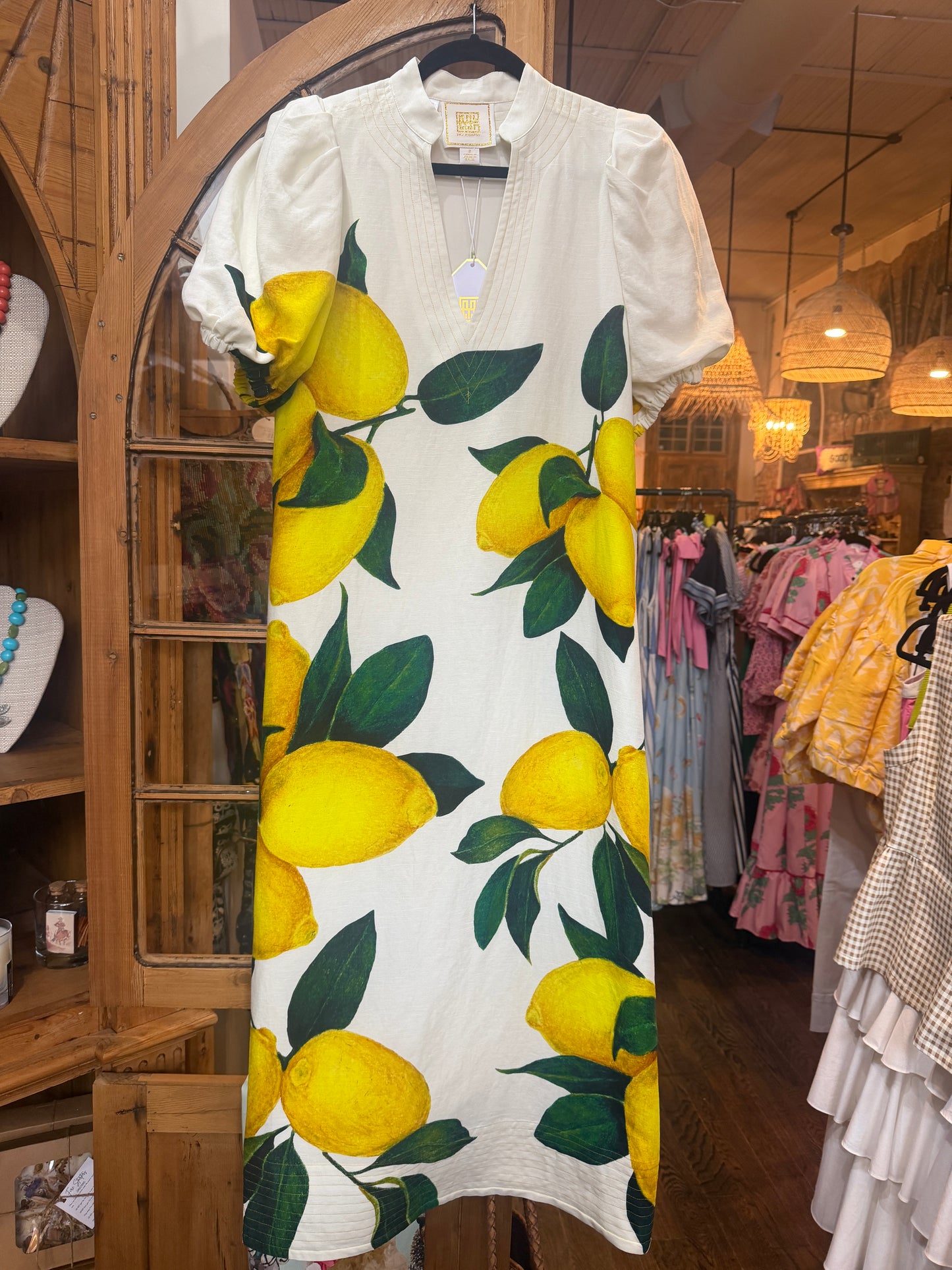 Emily McCarthy Hampton Dress-Limon