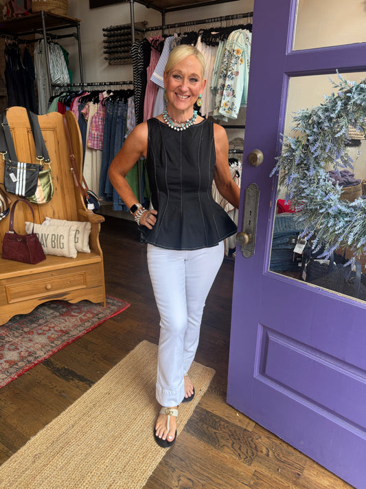 Milan Top in Black