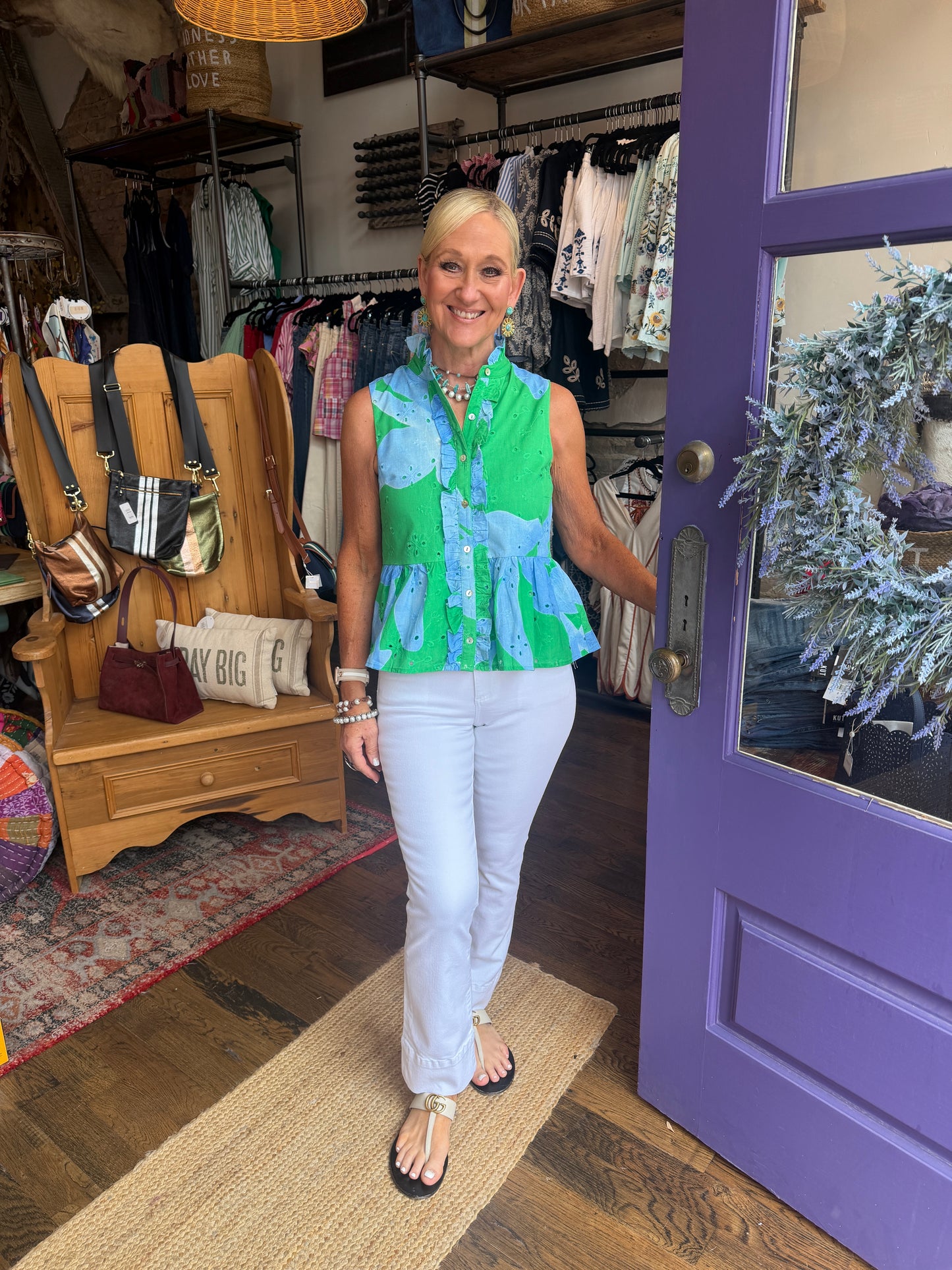 Lucy Top in Green