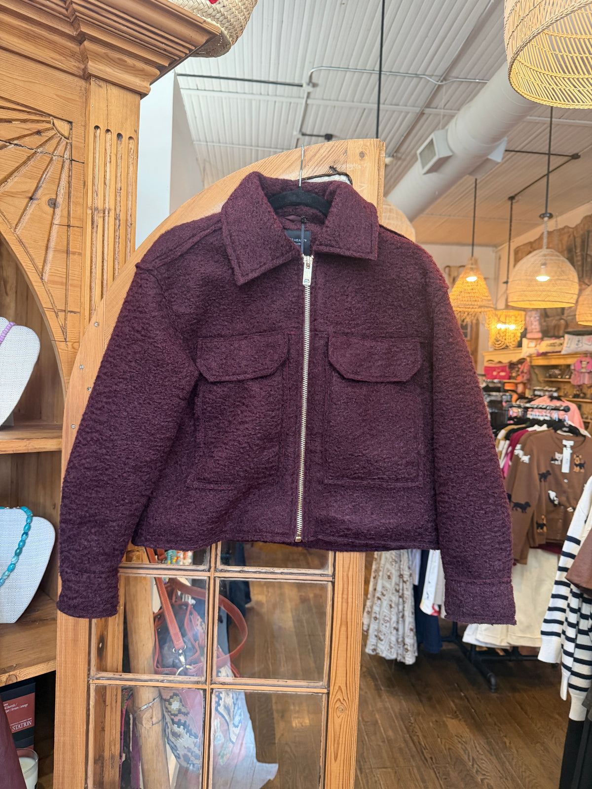 Velvet Heart  Galinda Textured jacket