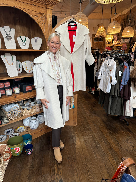 Emily McCarthy Manhattan Coat- Sandshell