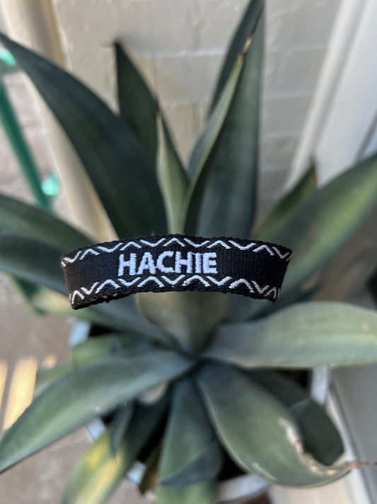 Black and White "Hachie" Spirit Bracelet