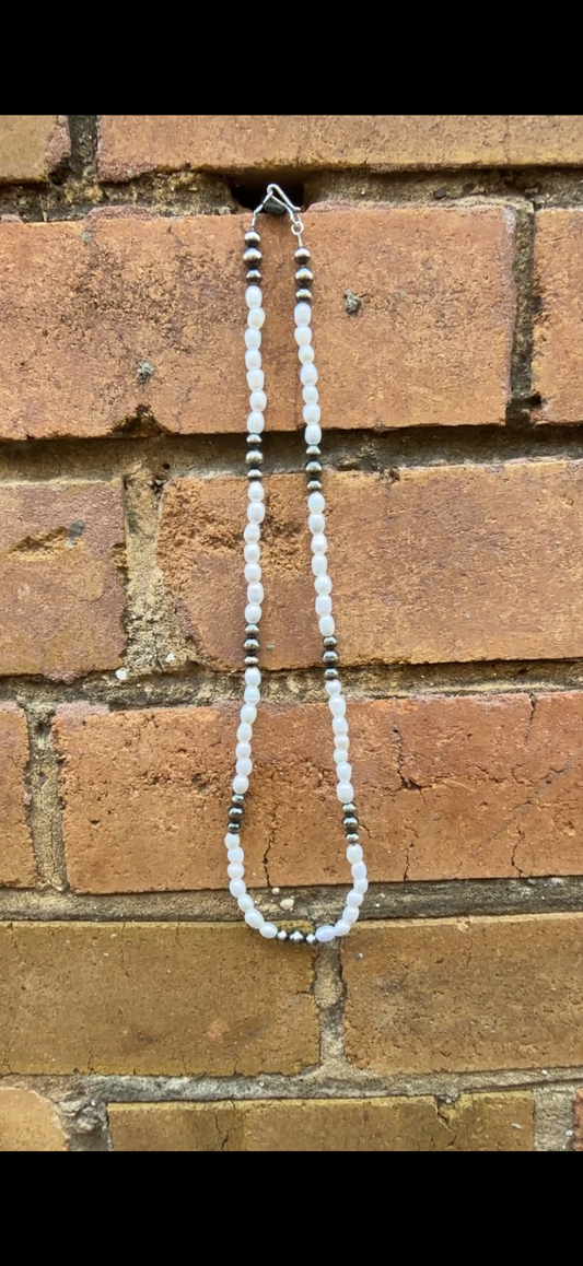 Cactus Rose Studios “pearls for Days” necklace