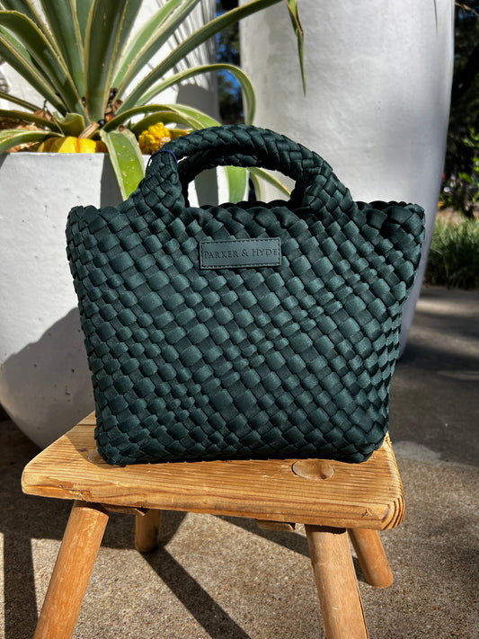 Parker and Hyde Mini Woven Bag-Forest